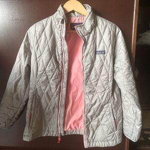 Patagonia pink gray jacket